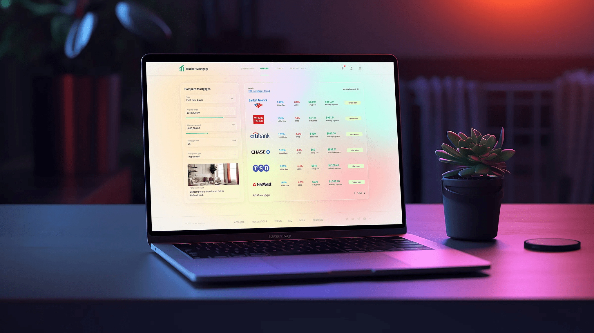 Web service visual