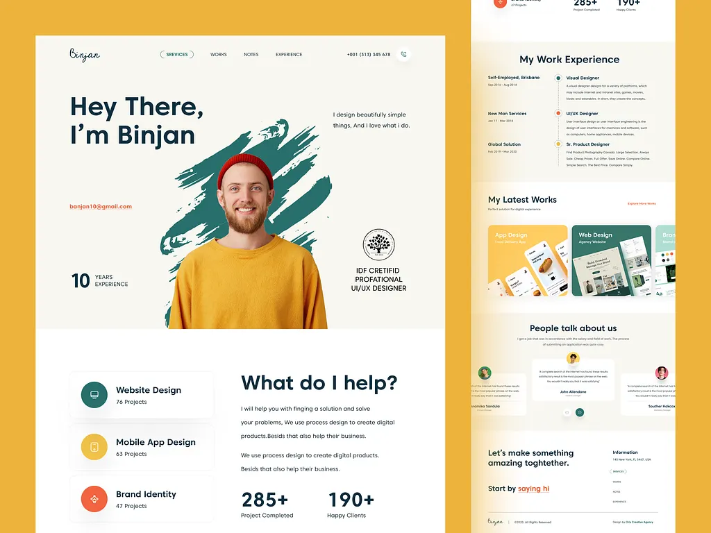 Creative Portfolio Website
